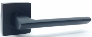 Ручка дверная KEDR R08-148 BLACK MAT (чёрный матовый)